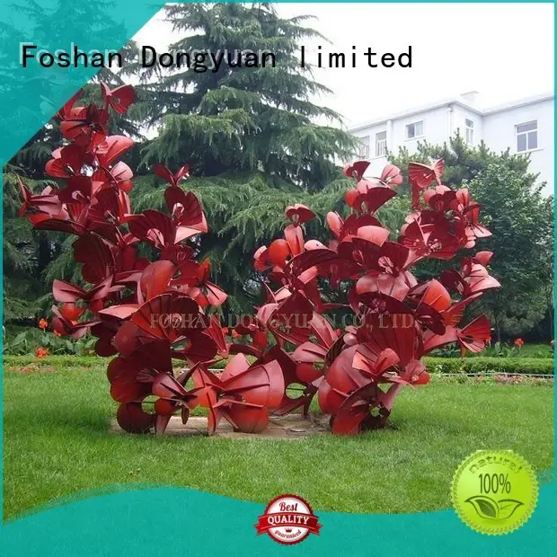 polished outdoor metal fish art with good price for square 1