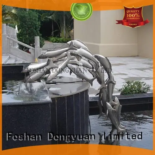 DONGYUAN fish welded metal sculpture customized for street 1