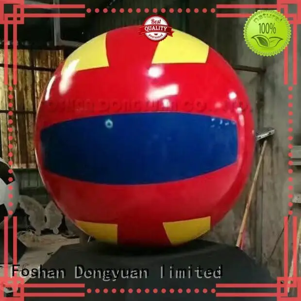 150CM/5 Feet Stainless Steel Volleyball Painted Sculpture 1