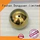 3 Inch Gold Plated Mirror Stainless Steel Hollow Ball with M4 Screw/Thread 1