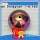 3 Inch Mirror Rainbow Stainless Steel Hollow Ball with M4 Screw/Thread 1