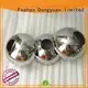4 Inch Mirror Finished Stainless Steel Hemispheres with Hole 1