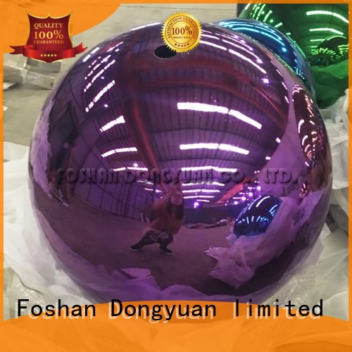300mm Purple Glossy Stainless Steel Color Sphere 1