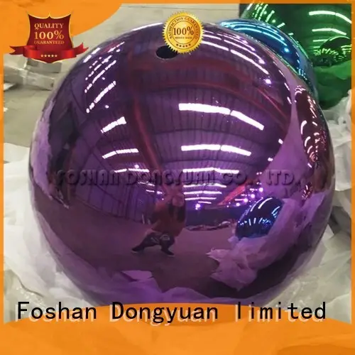 300mm Purple Glossy Stainless Steel Color Sphere 1