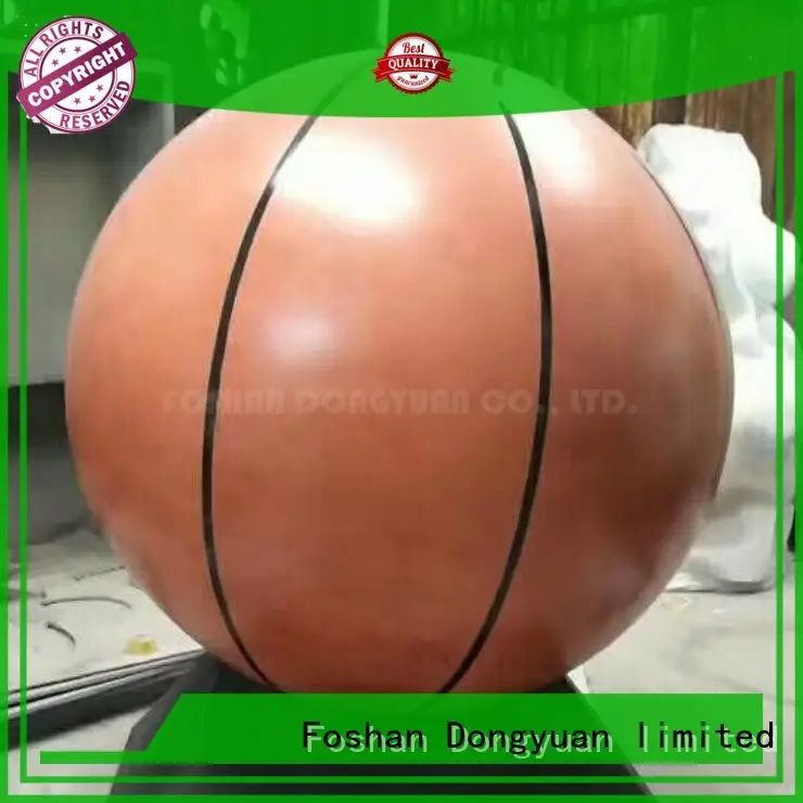 5 Feet Large Decorative Painted Stainless Steel Hollow Basketball 1