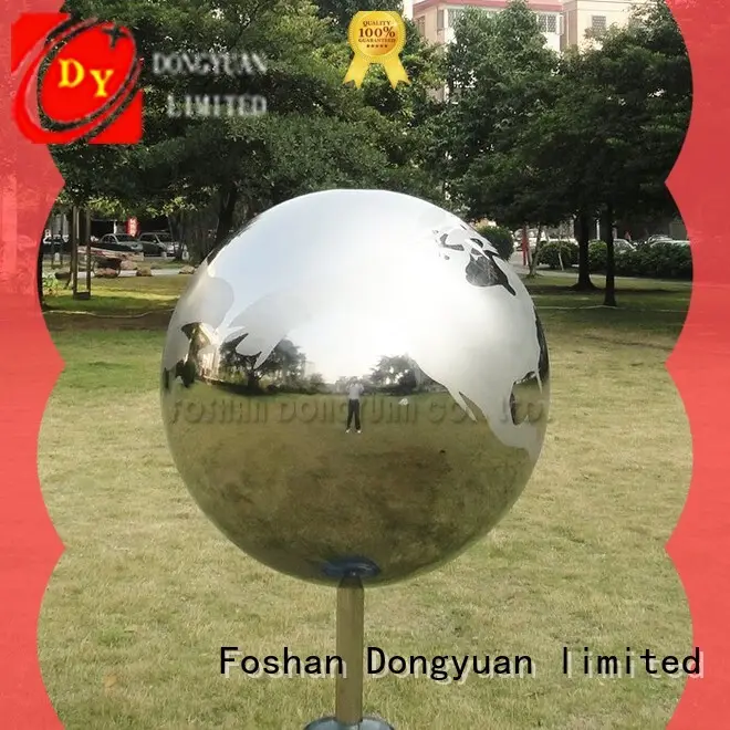 Outdoor Decorative Sandblasted Polished Stainless Steel Ball 1