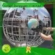 2 Meter Decorative Stainless Steel Gadern Ball with World Map 1
