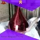 2 Feet Polished Red Water Drop Decoration Sculpture 1