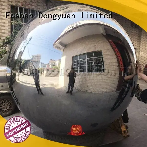6 Feet Mirror Outdoor Stainless Steel Decoration Ball with Stand 1