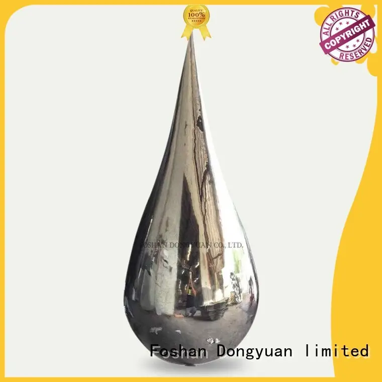DONGYUAN polished abstract metal art customized for outdoor 1