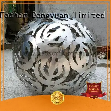 decorative metal flower sculpture dolphin with good price for plaza 1