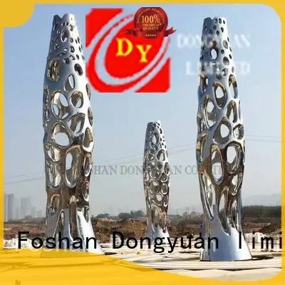 DONGYUAN polished metal yard art inquire now for square 1
