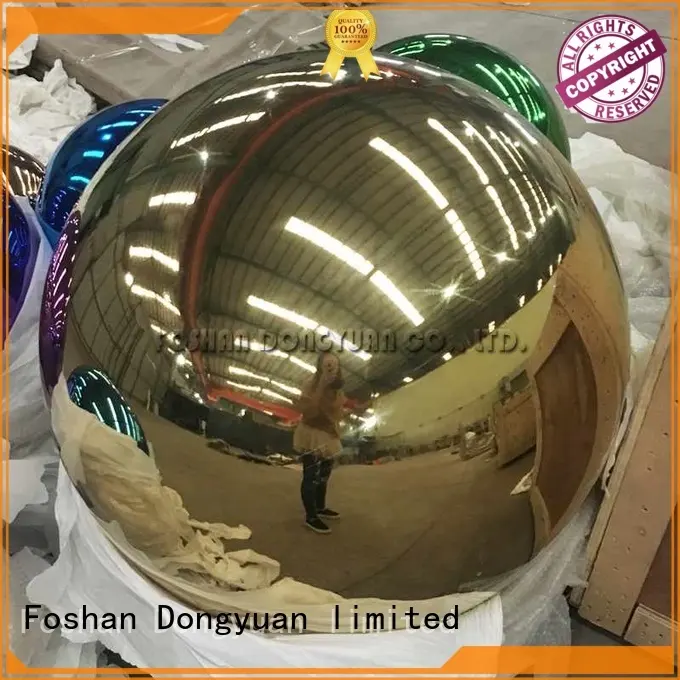DONGYUAN paintedgold cheap steel balls personalized for outdoor 1