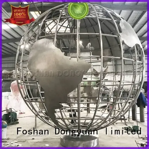 DONGYUAN brushed world globe ball factory for livingroom 1