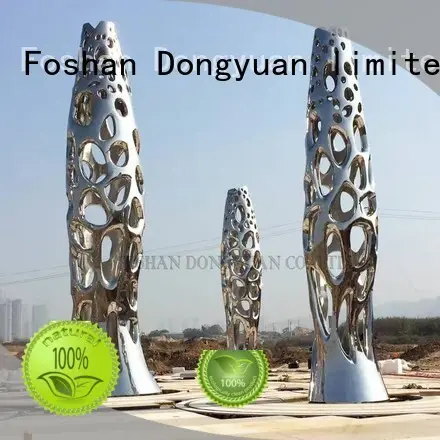 DONGYUAN horse abstract metal art customized for square 1