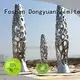 DONGYUAN horse abstract metal art customized for square 1