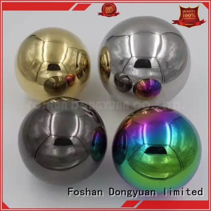 DONGYUAN flat 6MM to 300MM metal hollow balls customized for plaza1 1
