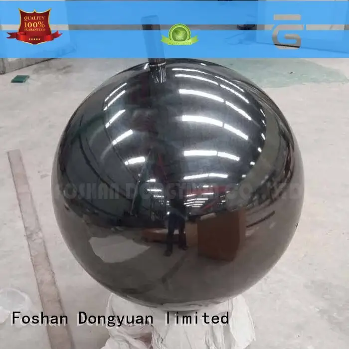 DONGYUAN sculpture spherical steel ball for sale for plaza 1