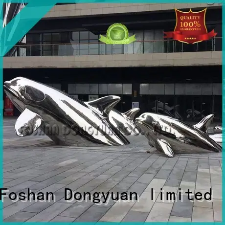 DONGYUAN acrylic metal lawn sculptures with good price for plaza 1