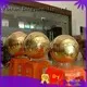 brushed round brass beads hollow factory price for street 1