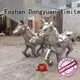 polished metal giraffe garden sculpture designer manufacturer for park 1