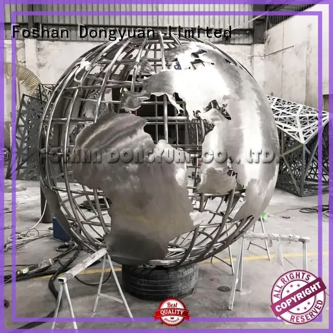 large large metal art champagne with good price for street 1