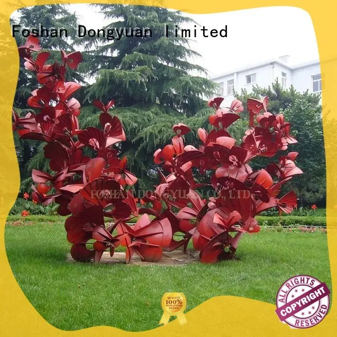 DONGYUAN champion outdoor metal fish art for sale for square 1