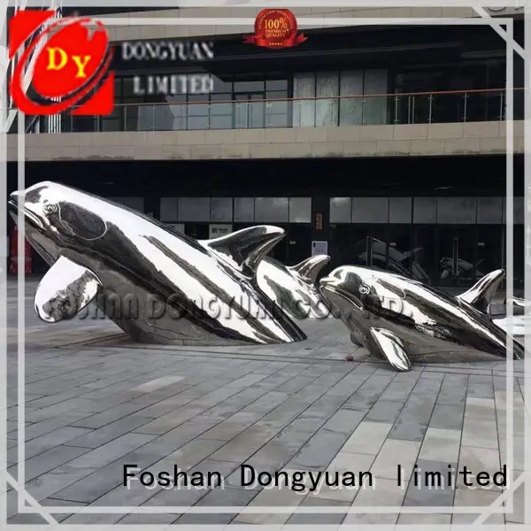 DONGYUAN gadern metal giraffe garden sculpture suppliers for street 1