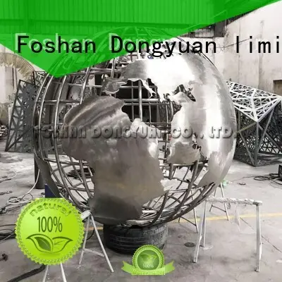 DONGYUAN plaza metal flower art manufacturers for outdoor 1