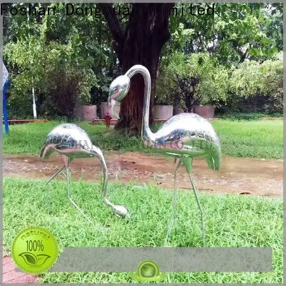 DONGYUAN matt metal flower sculpture manufacturers for square 1