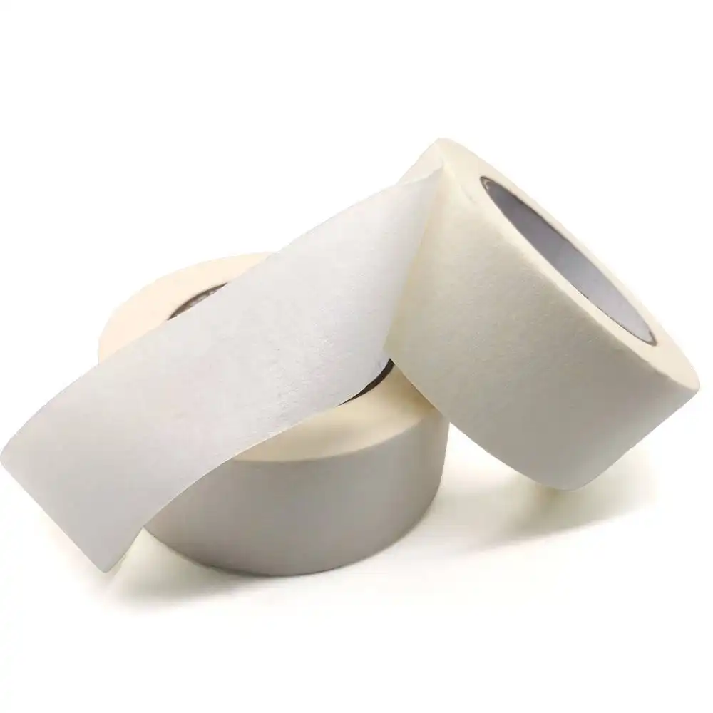 White Paintes Masking Tape Cinta Automotive Crepe Paper Masking Tape For Painting Labeling Diy Crafting Decoration 1