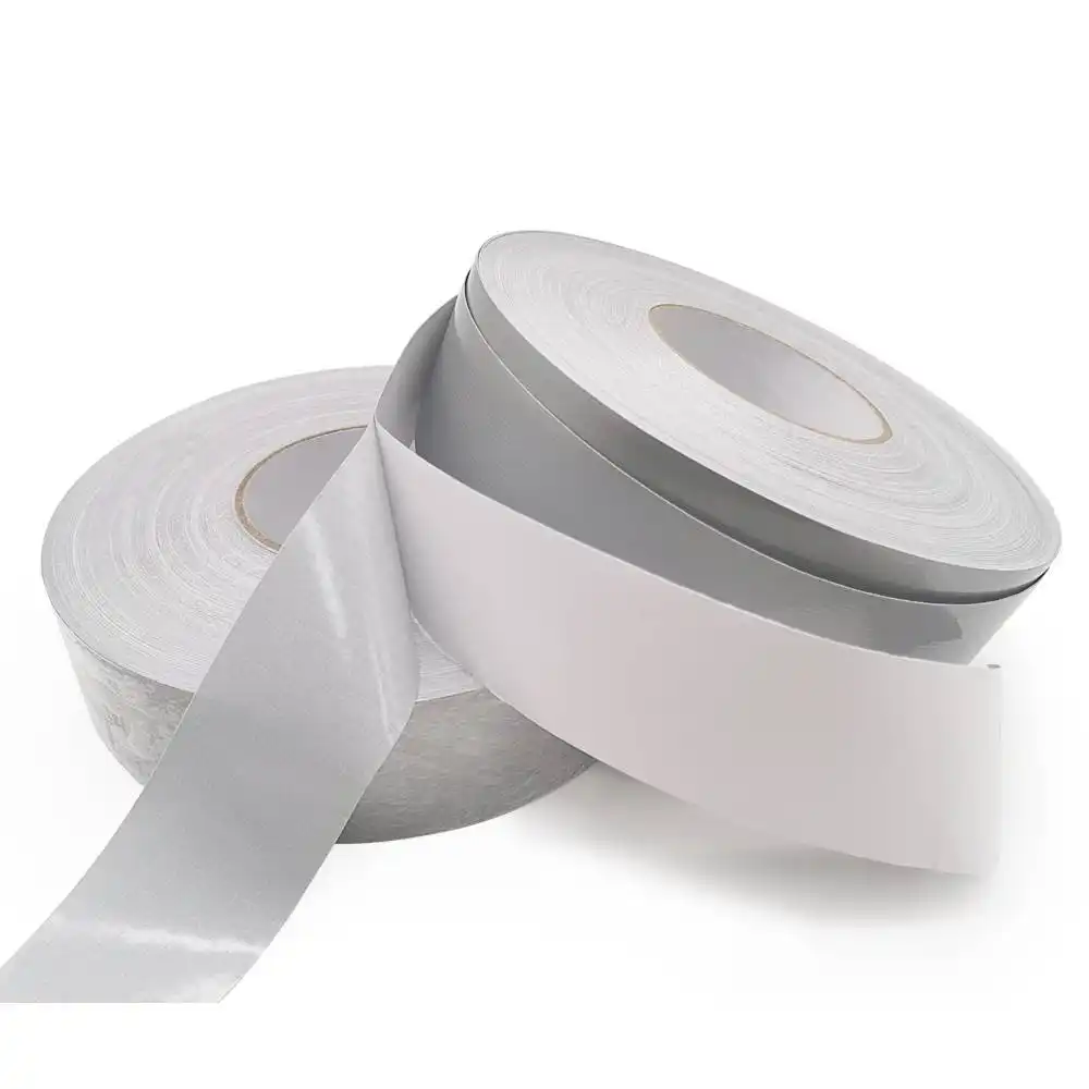 Waterproof heavy duty silver cloth duct tape with white release paper 1