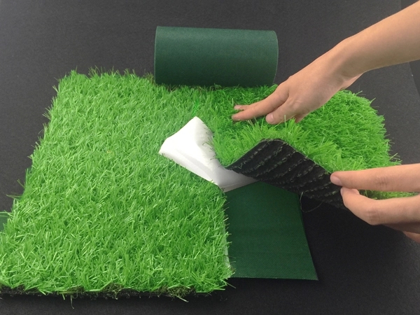 Artificial grass seam tape self adhesive with cut line release 2