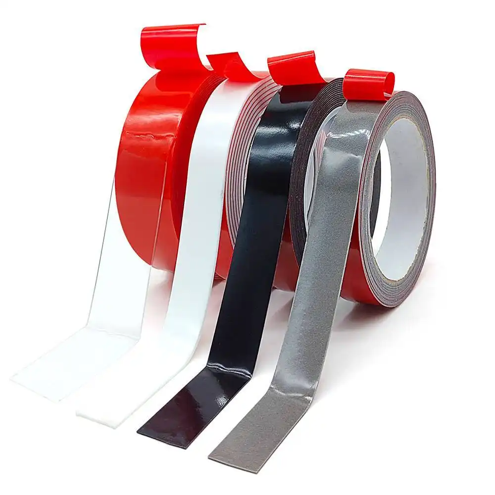 No Residue Automotive Acrylic Foam Tape Strong Mounting Adhesive Auto High Bonding Gel Double Sided Foam Tape 1