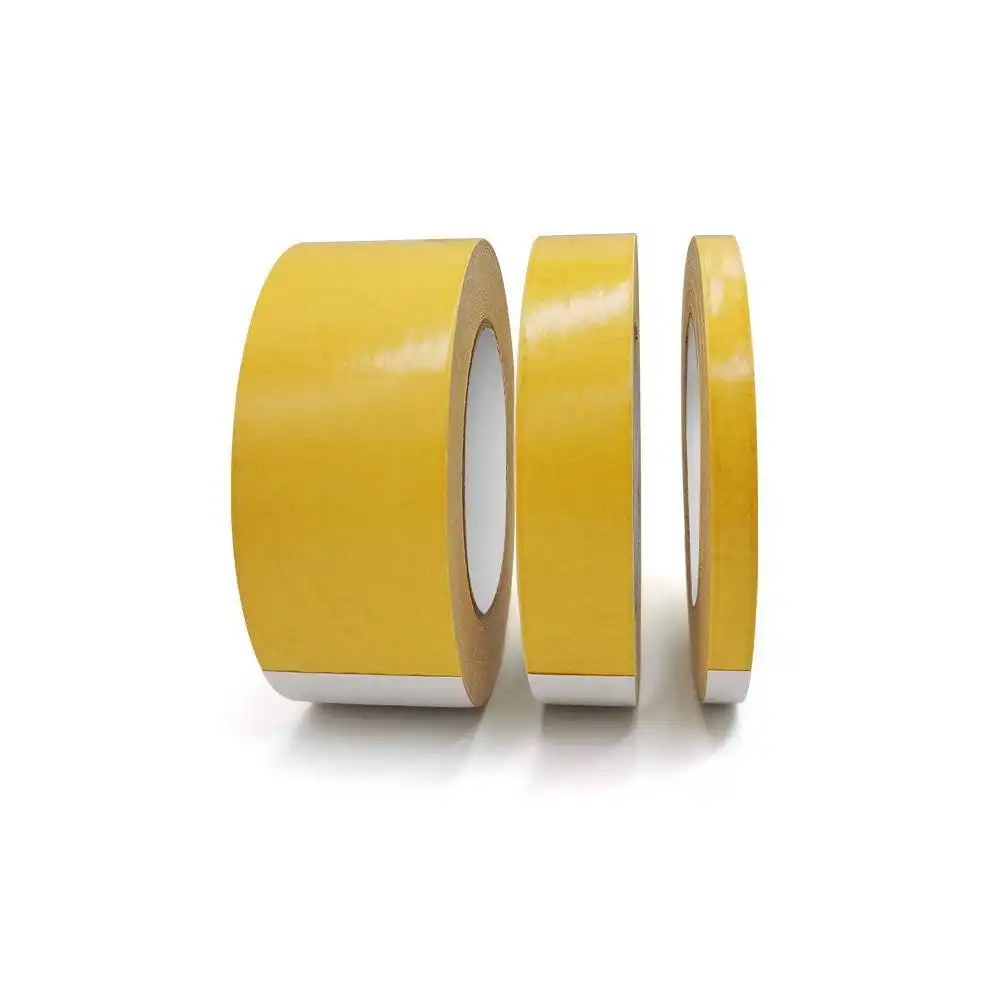 White double sided tape with fabric backing for carpet laying 1