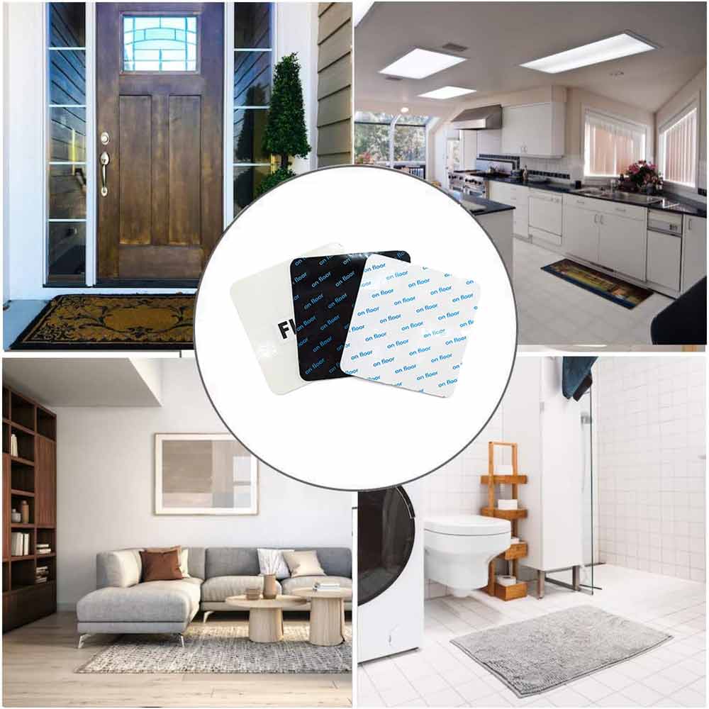 Rug Carpet Mat Pads Non Slip Anti Slip Gripper Double Sided Removable Non Slip Grips Carpet Floor Stickers 4