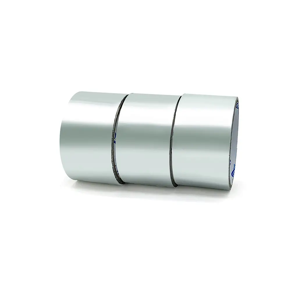 HVAC aluminum foil tape waterproof fireproof high temperature sliver duct seal tape for ventilation duct 1