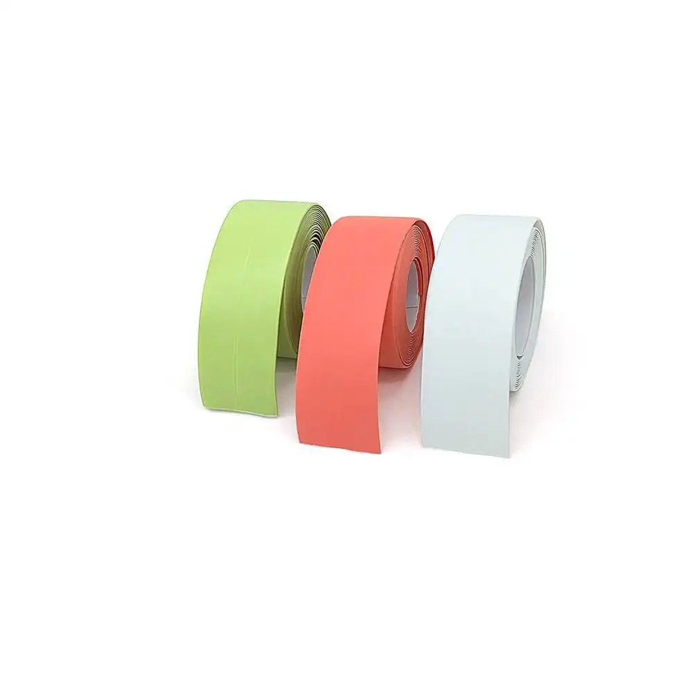Bathroom PVC Sealing Tape Waterproof Kitchen Sink Shower Bath Tile Gap Wall Caulk Strip Tape Self Adhesive Kitchen Edge Tape 1