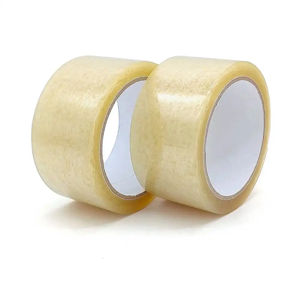 Eco friendly clear cellophane tape flagging biodegradable transparent cellulose film packing tape for carton sealing 1