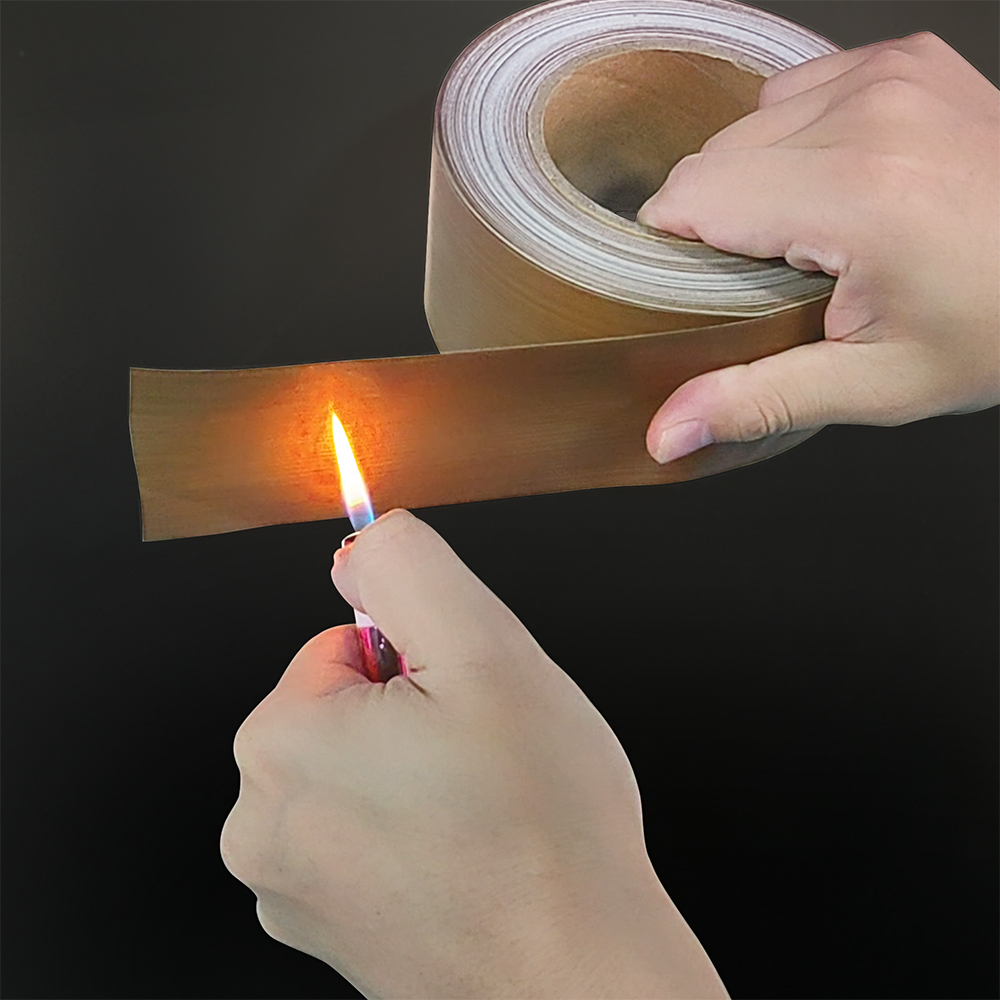 0.13mm PTFE tape high temperature resist self-adhesive fiberglass adhesive non-stick coating tape with release paper 6