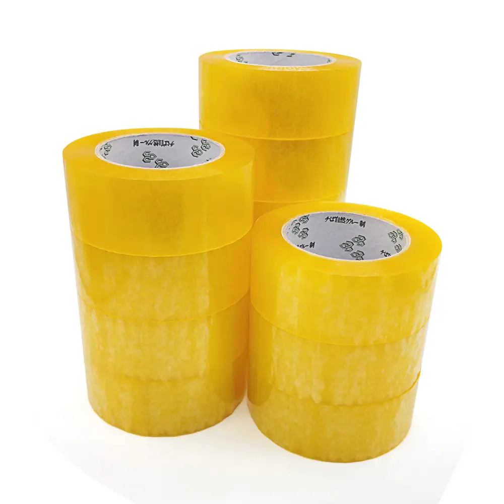 Self Adhesive Bopp Sealing Tape Jumbo Roll Cintas Adhesiva Transparent Clear Brown Packing Tape for Sealing Carton 1