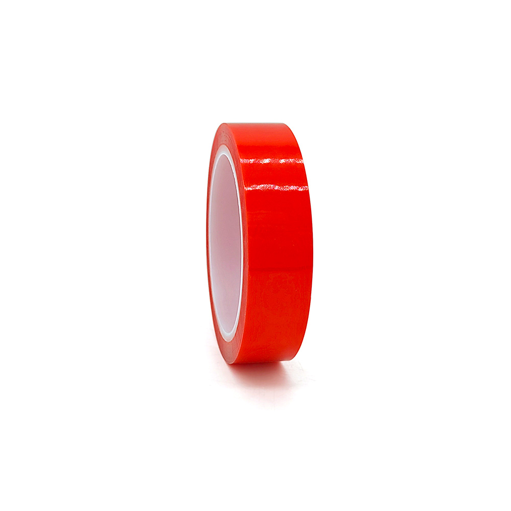 Red Film Clear Pet Tape Ultra Thin High Low Tack Acrylic Adhesive Transparent Industrial Flame Retardant Double Sided Polyester Tape 2