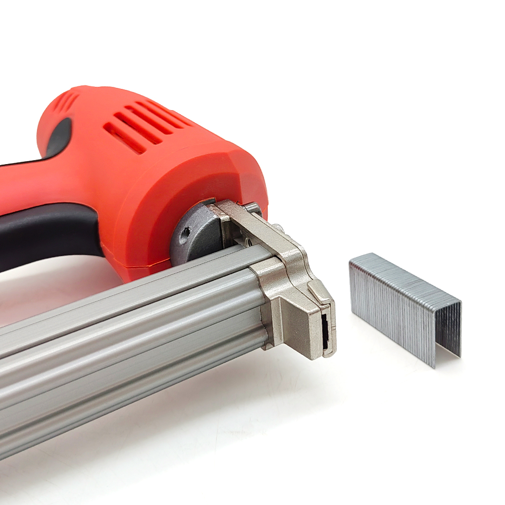 1800W Electric Nail Gun 220V Nailer Stapler Woodworking Electric Tacker Furniture Staple Gun Power Tools 2