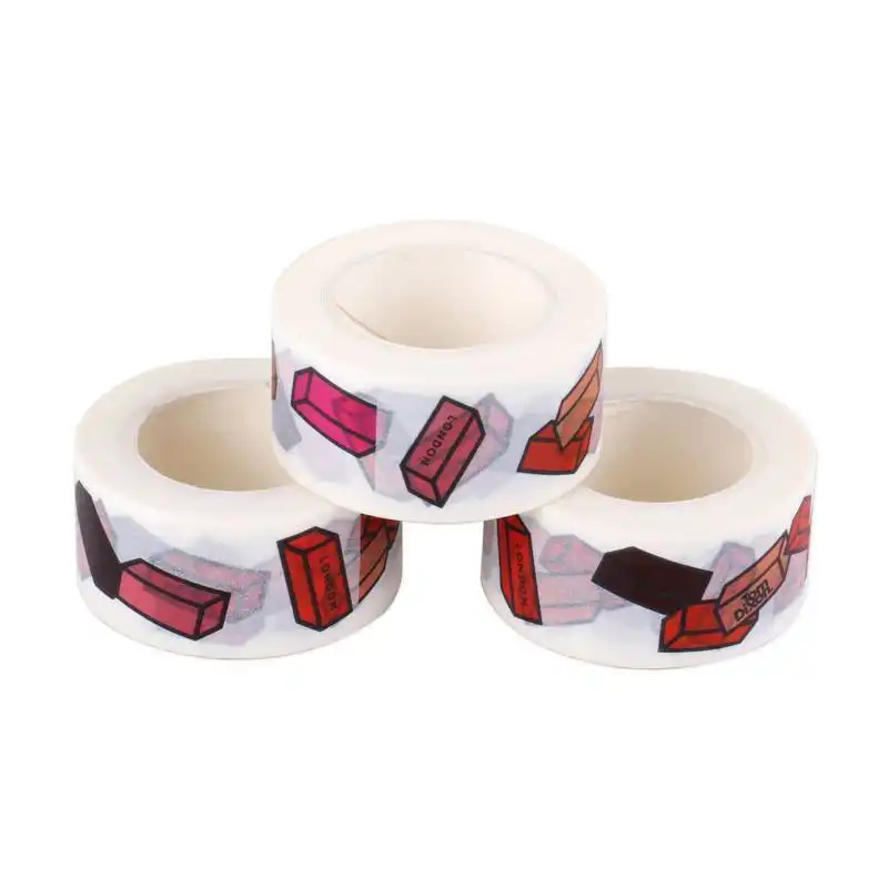 Custom Design Japanese Washi Tape Paper Masking Adhesive Tape for Craft DIY Decoration 1