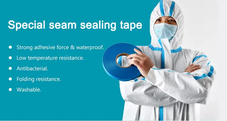 Hot Melt Seam Seal Tape For Medical Protective Clothing 1