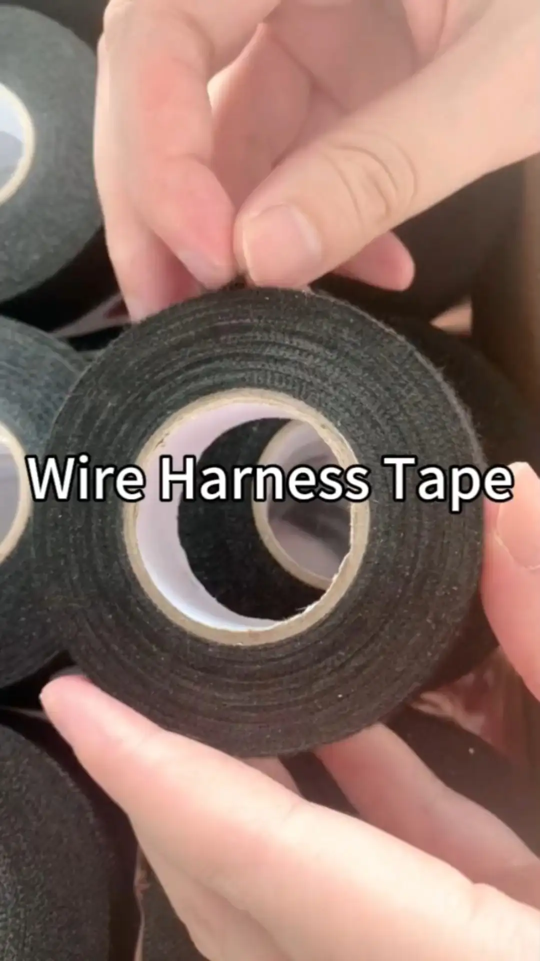 Seagull-45135 Flame Retardant Wire Harness Tape Noise Reduction Flannel Cloth Rubber Adhesive Wrapping Wiring Insulation Automotive Cloth Tape 1