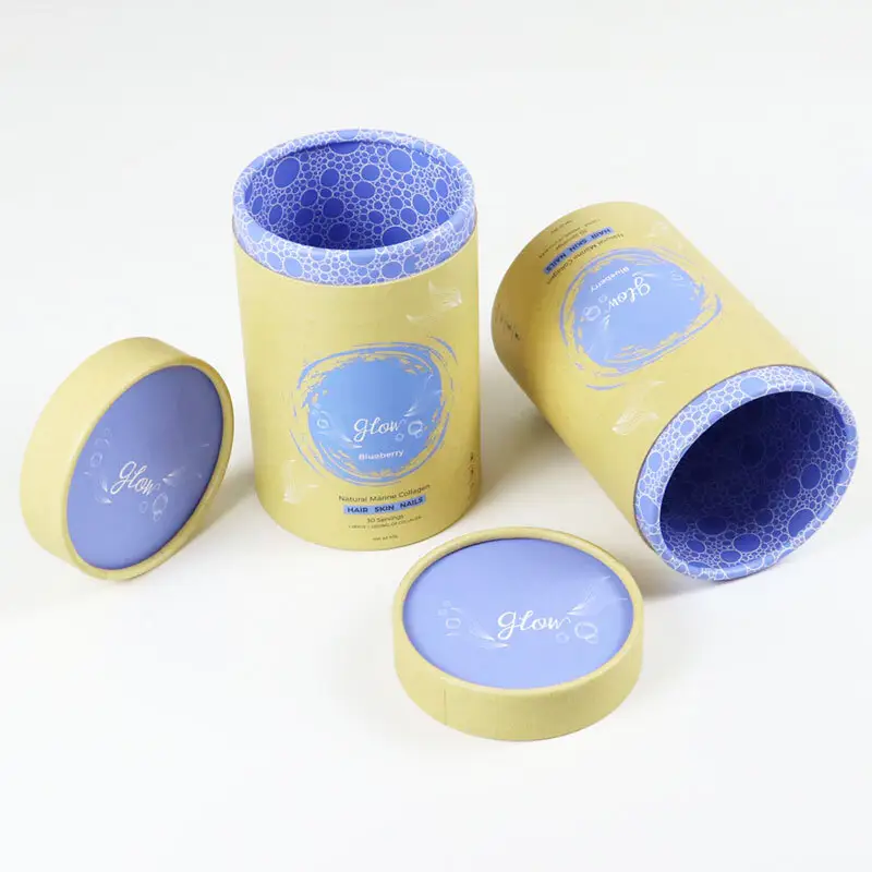 Kraft Paper Tube Box Factory Price Customized 3