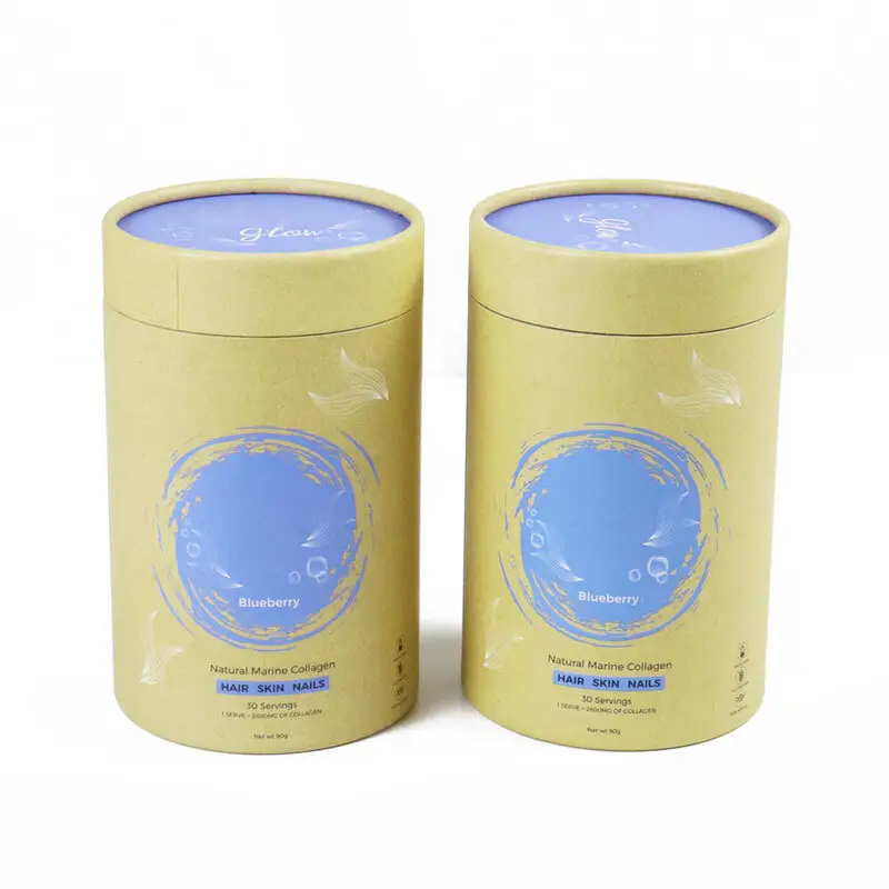 Kraft Paper Tube Box Factory Price Customized 4