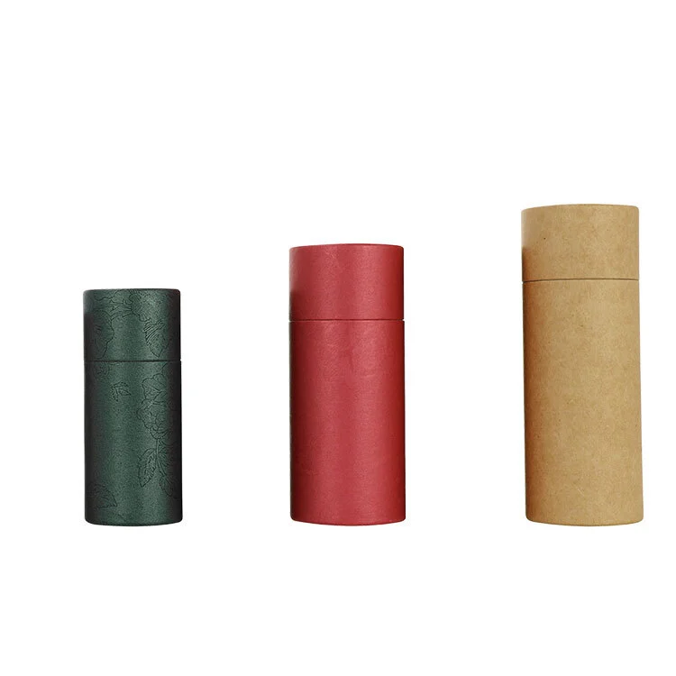 Custom Printed round Cylinder Cardboard Storage Containers for Coffee Tea Food Packaging cylinder box 1
