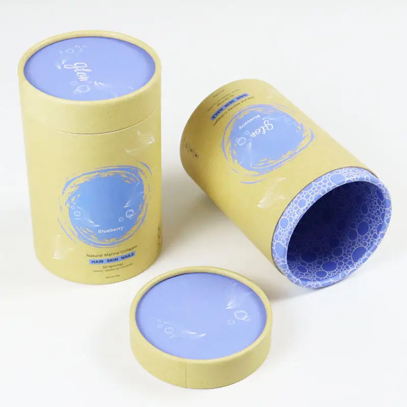 Kraft Paper Tube Box Factory Price Customized 8